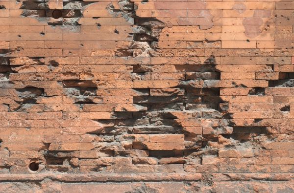 Damaged Brick Repair in Castle Rock